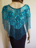 Short Beaded Sequin Capes