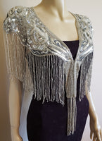 Short Beaded Sequin Capes